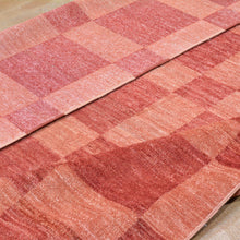 Load image into Gallery viewer, Hand-Knotted Gabbeh Checker Design Wool Handmade Rug (Size 7.11 X 9.10) Brral-2565
