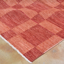 Load image into Gallery viewer, Hand-Knotted Gabbeh Checker Design Wool Handmade Rug (Size 7.11 X 9.10) Brral-2565