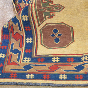 Hand-Woven Soumack Fine Caucasian Design Wool Rug (Size 6.6 X 8.5) Brrsf-36