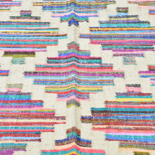 Load image into Gallery viewer, Hand-Woven Modern Oriental Geometric Design Flatweave Rug (Size 8.10 X 11.10) Brrsf-6069