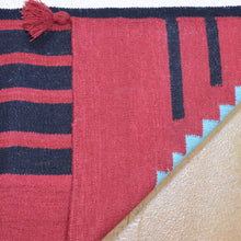 Load image into Gallery viewer, Hand-Woven Southwestern Design Dhurrie Reversible Kilim Wool Rug (Size 8.10 X 12.1) Brrsf-6072
