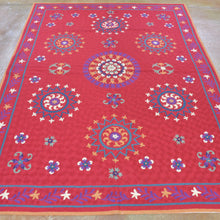 Load image into Gallery viewer, Chain-Stitched Fine India Handmade Wool Rug (Size 4.11 X 7.1) Brrsf-6078
