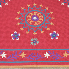 Load image into Gallery viewer, Chain-Stitched Fine India Handmade Wool Rug (Size 4.11 X 7.1) Brrsf-6078