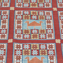 Load image into Gallery viewer, Soumak Oriental Tribal Afghan Handmade Wool Rug (Size 4.7 X 6.1) Brrsf-1038