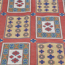 Load image into Gallery viewer, Soumak Afghan Burjista Kilim Handmade Wool Rug (Size 5.1 X 6.10) Brrsf-1326