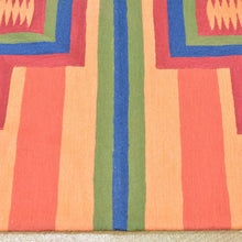 Load image into Gallery viewer, Chain-Stitched Kashmiri SouthWestern Design Wool Rug (Size 5.0 X 6.11) Brrsf-1497