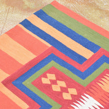 Load image into Gallery viewer, Chain-Stitched Kashmiri SouthWestern Design Wool Rug (Size 5.0 X 6.11) Brrsf-1497