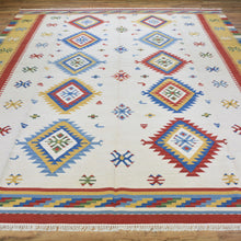 Load image into Gallery viewer, Hand-Woven Reversible Tukish Design Kilim Rug (Size 9.2 X 11.10) Brral-3462
