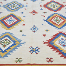 Load image into Gallery viewer, Hand-Woven Reversible Tukish Design Kilim Rug (Size 9.2 X 11.10) Brral-3462