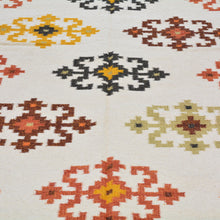Load image into Gallery viewer, Hand-Woven Geometric Design Wool Reversible Kilim Rug (Size 9.2 X 11.11) Cwral-3465