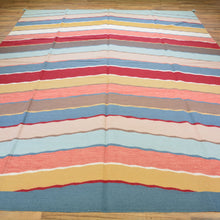 Load image into Gallery viewer, Hand-Woven Reversible Flatweave Handmade Wool Rug (Size 9.0 X 12.0) Brral-3471