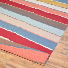 Load image into Gallery viewer, Hand-Woven Reversible Flatweave Handmade Wool Rug (Size 9.0 X 12.0) Brral-3471