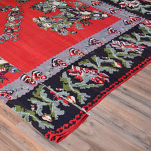 Load image into Gallery viewer, Hand-Woven Turkish Bessarabian Kilim Wool Rug (Size 9.0 X 10.0) Cwral-3498