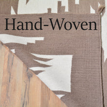 Load image into Gallery viewer, Hand-Woven Reversible Dhurrie Southwestern Design Wool Rug (Size 8.11 X 11.10) Brral-3501