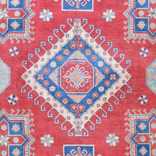 Load image into Gallery viewer, Hand-Knotted Caucasian Design Kazak Wool Handmade Rug (Size 10.9 X 15.7) Brral-3717