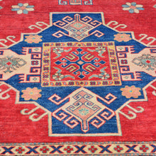 Load image into Gallery viewer, Hand-Knotted Caucasian Design Kazak Wool Handmade Rug (Size 10.9 X 15.7) Brral-3717