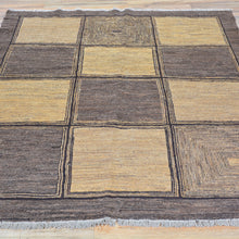 Load image into Gallery viewer, Soumak Weave Tribal Afghan Handmade Wool Rug (Size 4.10 X 6.7) Brral-3756