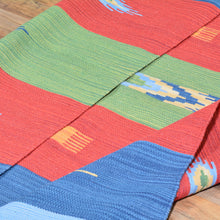 Load image into Gallery viewer, Hand-Woven Handmade Flatweave Cotton Reversible Rug (Size 5.0 X 7.8) Brral-3759