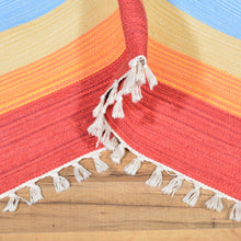 Load image into Gallery viewer, Hand-Woven Handmade Flatweave Cotton Reversible Rug (Size 5.0 X 7.8) Brral-3759