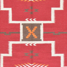 Load image into Gallery viewer, Hand-Woven Flatweave Kilim Southwestern Design Rug (Size 5.1 X 6.11) Brral-3780