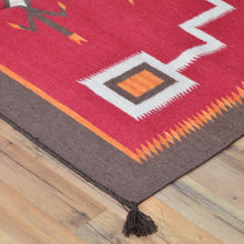 Load image into Gallery viewer, Hand-Woven Flatweave Kilim Southwestern Design Rug (Size 5.1 X 6.11) Brral-3780