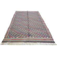Load image into Gallery viewer, Hand-Woven Tribal Turkish Flatweave Handmade Wool Kilim Rug (Size 4.7 X 7.8) Brral-4152