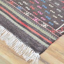 Load image into Gallery viewer, Hand-Woven Tribal Turkish Flatweave Handmade Wool Kilim Rug (Size 4.7 X 7.8) Brral-4152