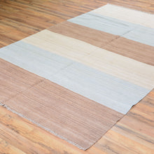 Load image into Gallery viewer, Hand-Woven Afghan Tribal Modern Kilim Handmade Wool Rug (Size 4.11 X 7.10) Brral-4155