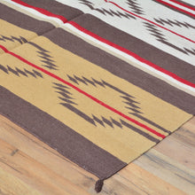 Load image into Gallery viewer, Hand-Woven Reversible Kilim Handmade Dhurrie Wool Rug (Size 5.2 X 7.1) Brral-4218