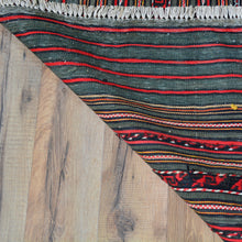 Load image into Gallery viewer, Hand-Woven Fine Tribal Afghan Sumack Rug Striped Design Wool Rug (Size 3.1 X 4.7) Cwral-4908