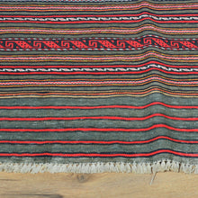 Load image into Gallery viewer, Hand-Woven Fine Tribal Afghan Sumack Rug Striped Design Wool Rug (Size 3.1 X 4.7) Cwral-4908