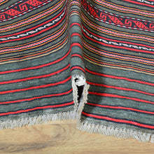 Load image into Gallery viewer, Hand-Woven Fine Tribal Afghan Sumack Rug Striped Design Wool Rug (Size 3.1 X 4.7) Cwral-4908
