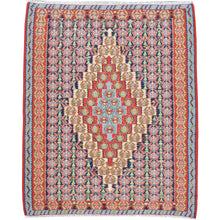 Load image into Gallery viewer, Flat-Weave Geometric Design Handmade Wool Rug (Size 4.0 X 4.10) Cwral-4983