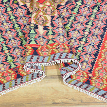 Load image into Gallery viewer, Flat-Weave Geometric Design Handmade Wool Rug (Size 4.0 X 4.10) Cwral-4983