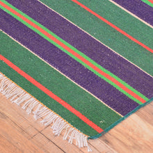 Load image into Gallery viewer, Turkish Striped Design Handmade Reversible Kilim Wool Rug (Size 3.5 X 4.8) Brral-5187