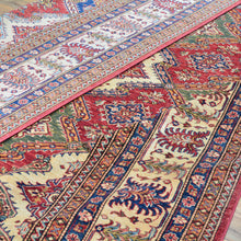 Load image into Gallery viewer, Hand-Knotted Fine Super Kazak Caucasian Design Wool Rug (Size 9.11 X 13.6) Brral-5568