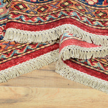 Load image into Gallery viewer, Hand-Knotted Fine Super Kazak Caucasian Design Wool Rug (Size 9.11 X 13.6) Brral-5568