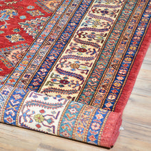 Load image into Gallery viewer, Hand-Knotted Tribal Super Kazak Design Wool Rug (Size 9.10 X 13.9) Cwral-6024