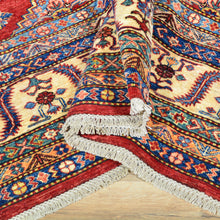 Load image into Gallery viewer, Hand-Knotted Tribal Super Kazak Design Wool Rug (Size 9.10 X 13.9) Cwral-6024