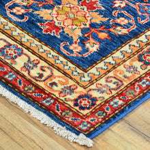 Load image into Gallery viewer, Hand-Knotted Super Kazak Design Handmade Wool Rug (Size 2.0 X 6.1) Cwral-6096