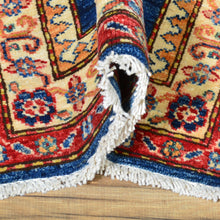 Load image into Gallery viewer, Hand-Knotted Super Kazak Design Handmade Wool Rug (Size 2.0 X 6.1) Cwral-6096