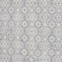 Load image into Gallery viewer, Hand-Woven Miamna Reversible Kilim Wool Afghan Rug (Size 8.9 X 11.4) Cwral-6765