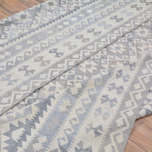 Load image into Gallery viewer, Hand-Woven Miamna Reversible Kilim Wool Afghan Rug (Size 8.9 X 11.4) Cwral-6765