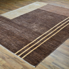 Load image into Gallery viewer, Hand-Knotted Modern Peshawar Gabbeh Design Wool Rug (Size 6.8 X 7.8) Cwral-6840