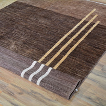 Load image into Gallery viewer, Hand-Knotted Modern Peshawar Gabbeh Design Wool Rug (Size 6.8 X 7.8) Cwral-6840