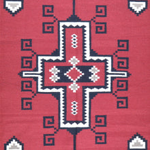 Load image into Gallery viewer, Hand-Woven Flatweave Navajo Style Handmade Wool Rug (Size 9.0 X 12.0) Cwral-6867