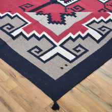 Load image into Gallery viewer, Hand-Woven Flatweave Navajo Style Handmade Wool Rug (Size 9.0 X 12.0) Cwral-6867