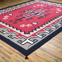 Load image into Gallery viewer, Hand-Woven Flatweave Navajo Style Handmade Wool Rug (Size 9.0 X 12.0) Cwral-6867