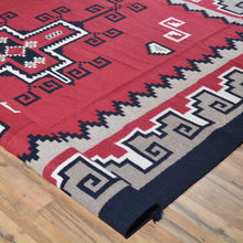 Load image into Gallery viewer, Hand-Woven Flatweave Navajo Style Handmade Wool Rug (Size 9.0 X 12.0) Cwral-6867