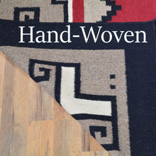 Load image into Gallery viewer, Hand-Woven Flatweave Navajo Style Handmade Wool Rug (Size 9.0 X 12.0) Cwral-6867